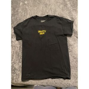 🖤 Unhappy Hour Black Graphic Tee – Eighty-Eight Brand